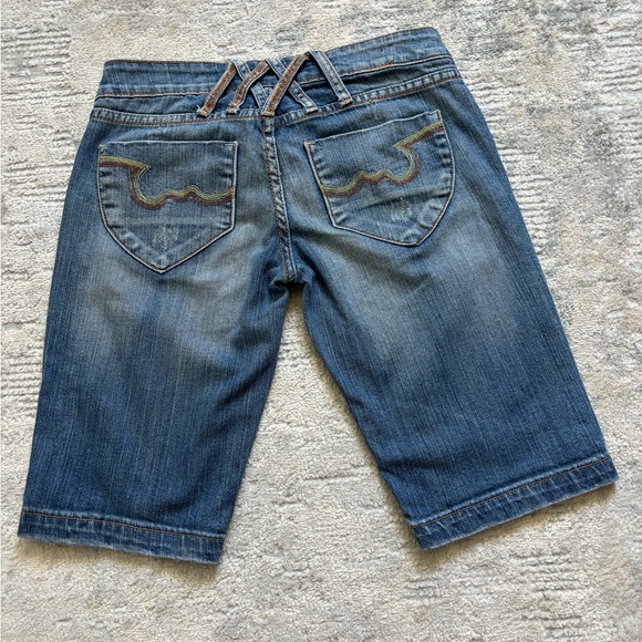 Amisu Bermuda Jean Shorts Size S - Picture 6 of 15